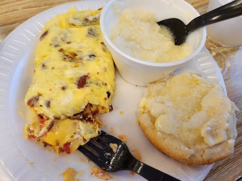 Omelet Bacon Tomato Cheese